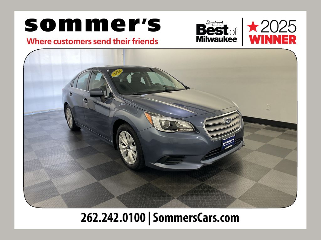 Twilight Blue Metallic 2016 Subaru Legacy Sedan All-Wheel Drive Continuously Variable Transmission
