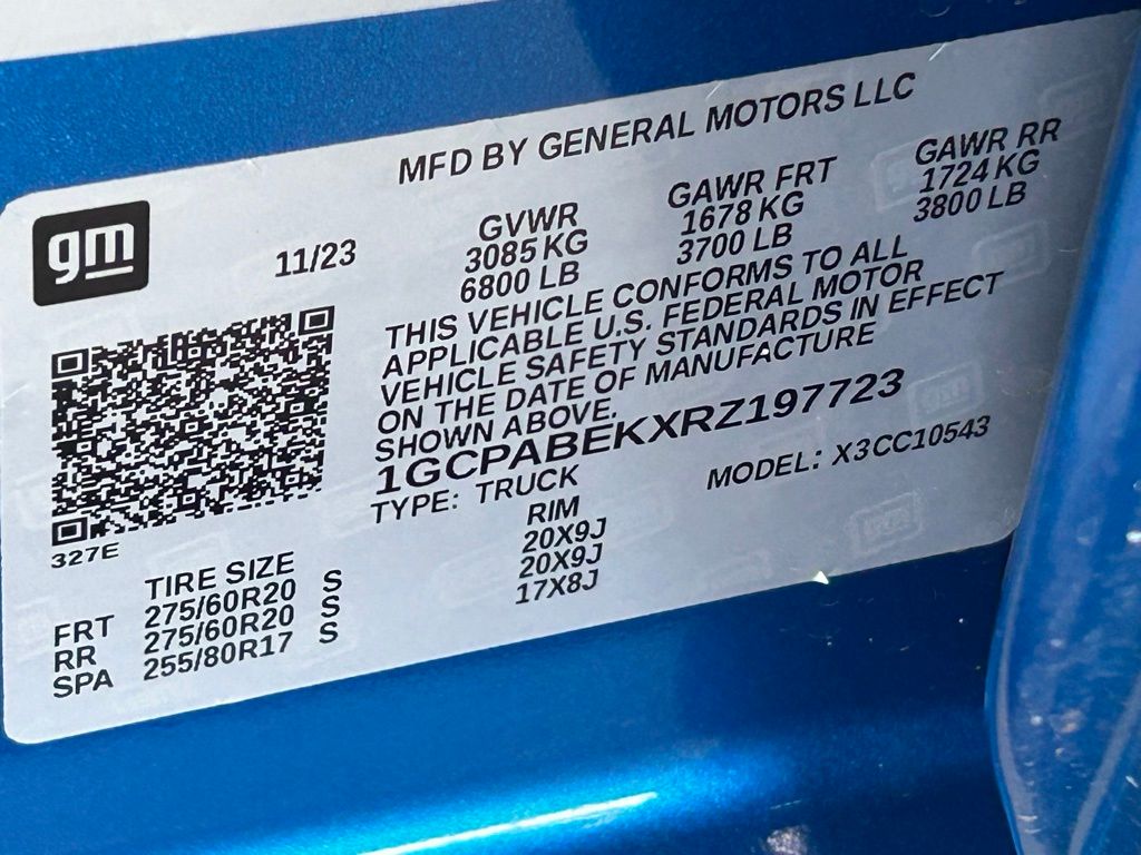 Used 2024 Glacier Blue Metallic Chevrolet Custom image 47