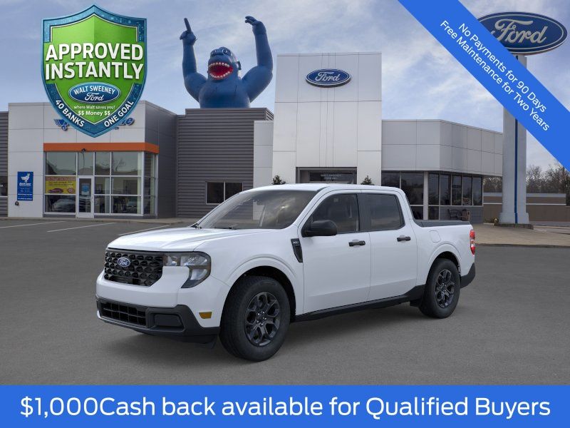 Space White Metallic 2026 Ford Maverick Pickup Truck All-Wheel Drive 8-Speed Automatic