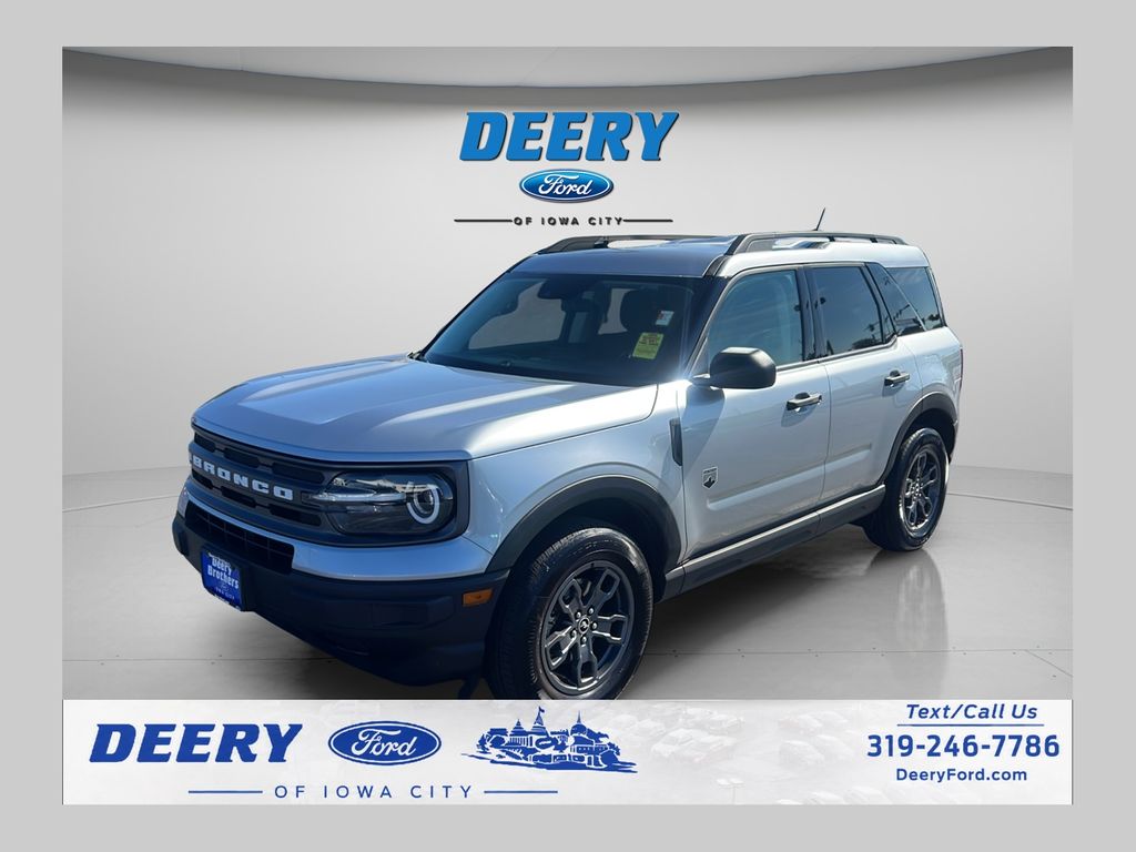 Silver Metallic 2022 Ford Bronco Sport SUV / Crossover All-Wheel Drive 8-Speed Automatic