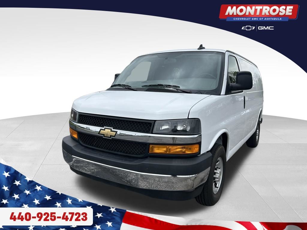 Summit White 2024 Chevrolet Express Cargo Van Rear-Wheel Drive 8-Speed Automatic Overdrive