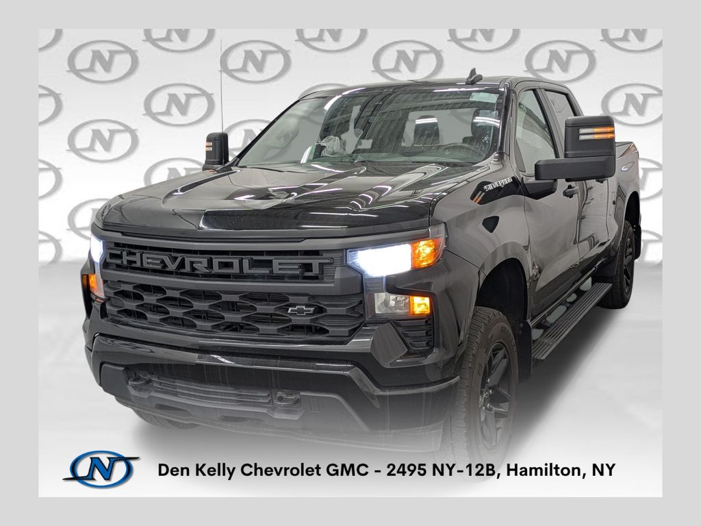 Black 2023 Chevrolet Silverado 1500 Pickup Truck Four-Wheel Drive 8-Speed Automatic