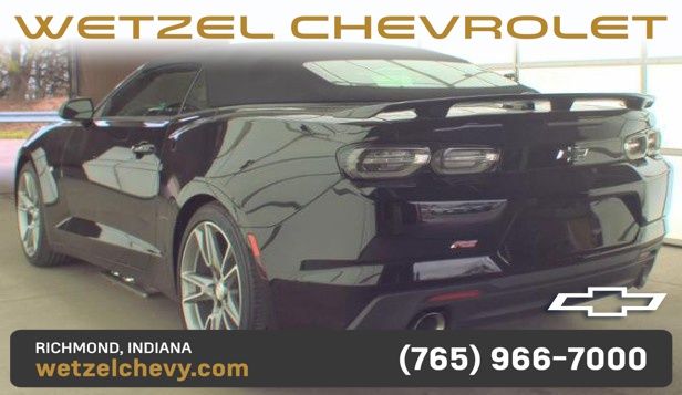 Black 2024 Chevrolet Camaro 1LT Convertible RWD Convertible Rear-Wheel Drive Automatic