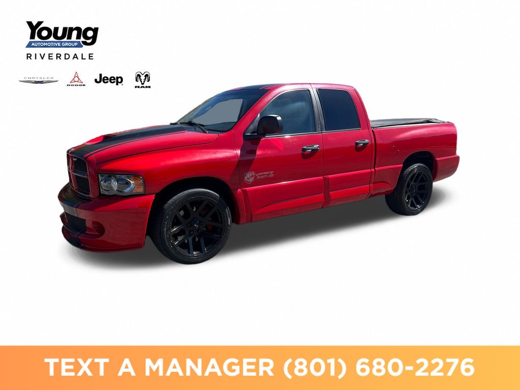 Red 2005 Dodge RAM 1500 Pickup Truck Rear-Wheel Drive 4-Speed Automatic