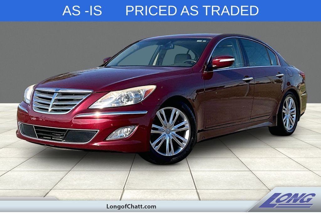 Cabernet Red Pearl 2013 Hyundai Genesis Sedan Rear-Wheel Drive 8-Speed Automatic