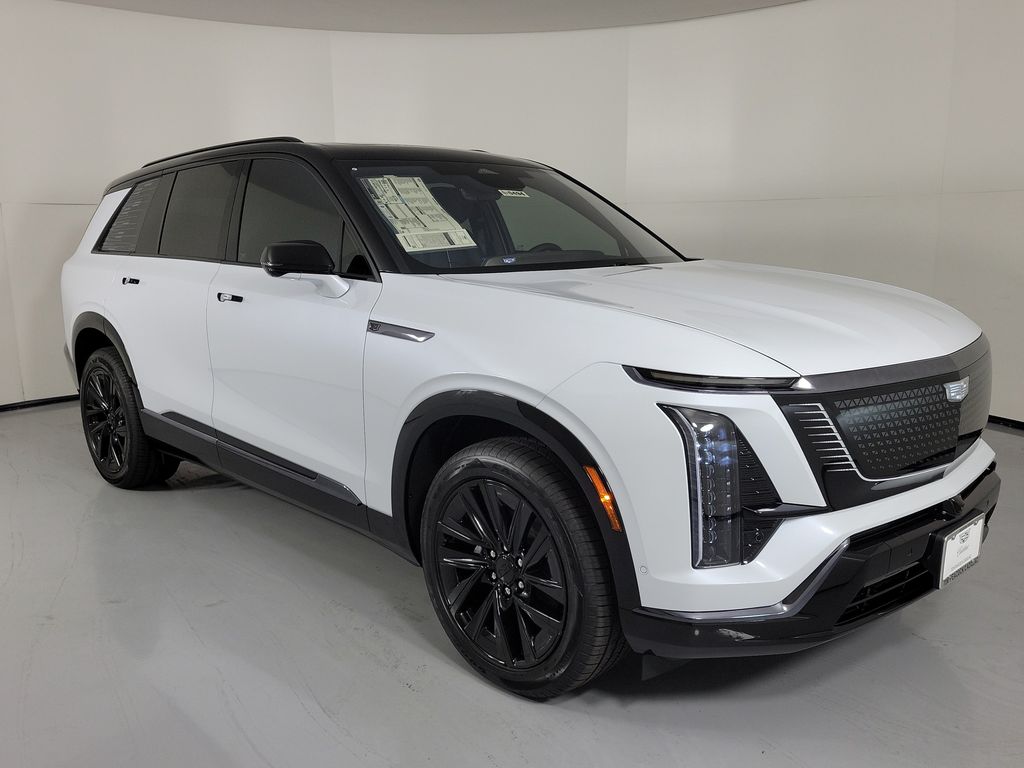 Vibrant White Tricoat 2026 Cadillac VISTIQ SUV / Crossover All-Wheel Drive 1-Speed Automatic