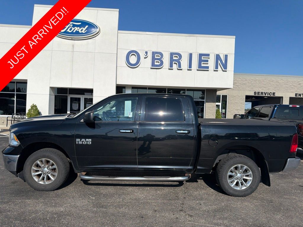 Black Clearcoat 2013 RAM 1500 Pickup Truck Four-Wheel Drive 8-Speed Automatic