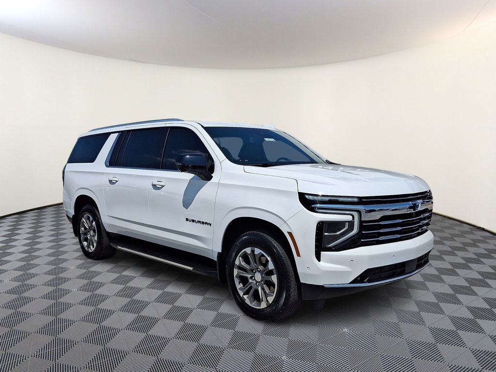 Summit White 2025 Chevrolet Suburban SUV / Crossover Four-Wheel Drive
