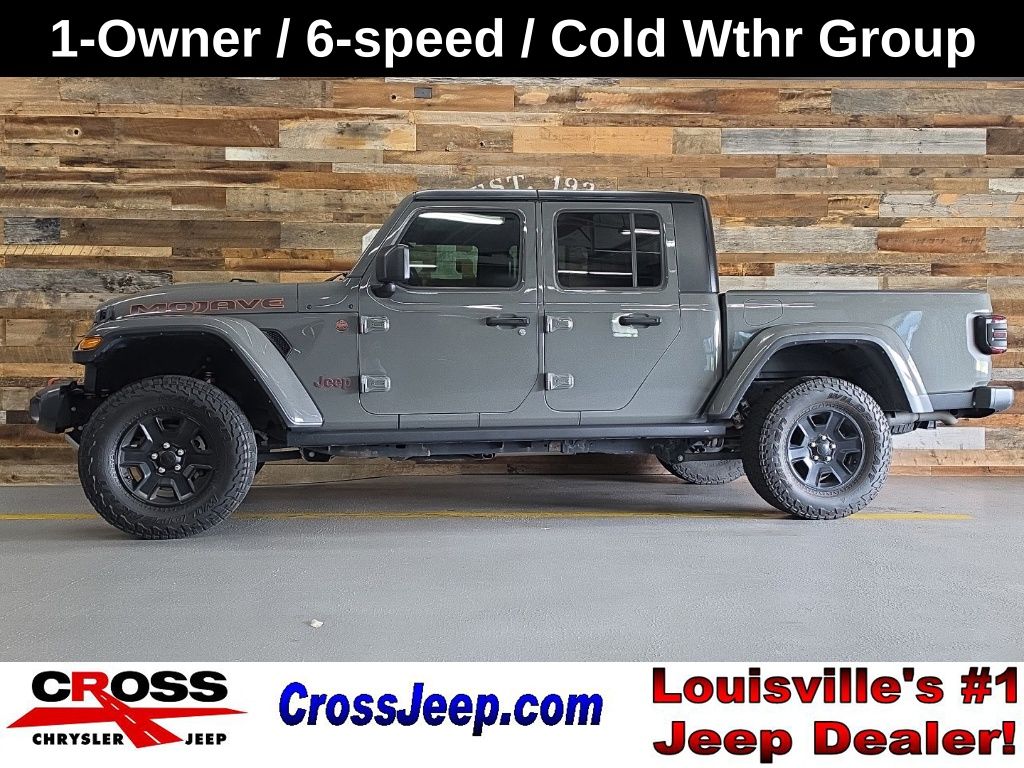Gray Clearcoat 2022 Jeep Gladiator Pickup Truck Four-Wheel Drive 6-Speed Manual