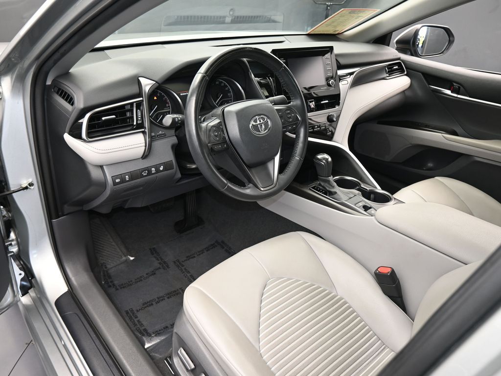 Used 2021 Celestial Silver Metallic Toyota SE image 10