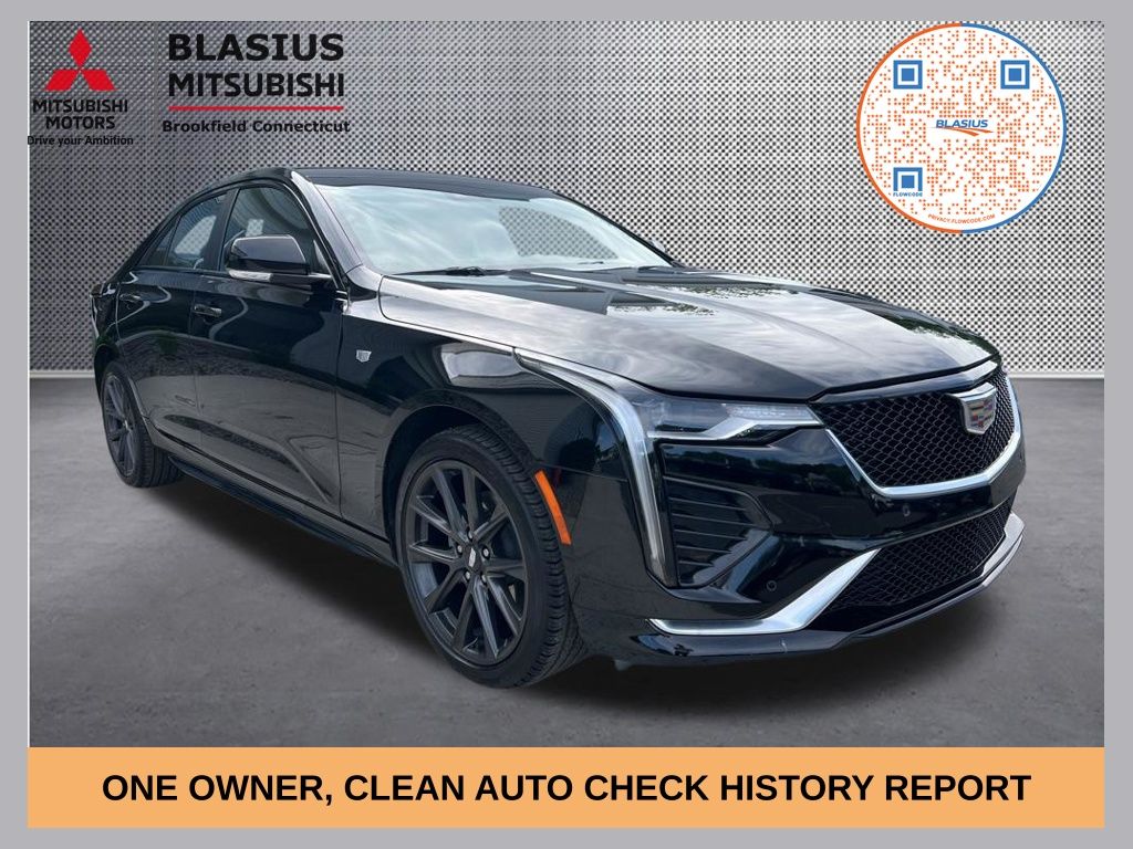 Black 2025 Cadillac CT4 Sedan All-Wheel Drive 8-Speed Automatic