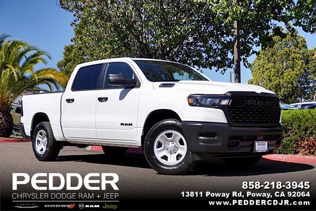 Bright White Clearcoat 2026 RAM 1500 Pickup Truck Four-Wheel Drive 8-Speed Automatic