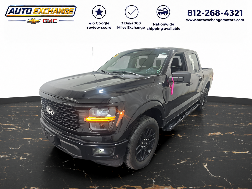 Agate Black Metallic 2024 Ford F-150 Pickup Truck Four-Wheel Drive Automatic