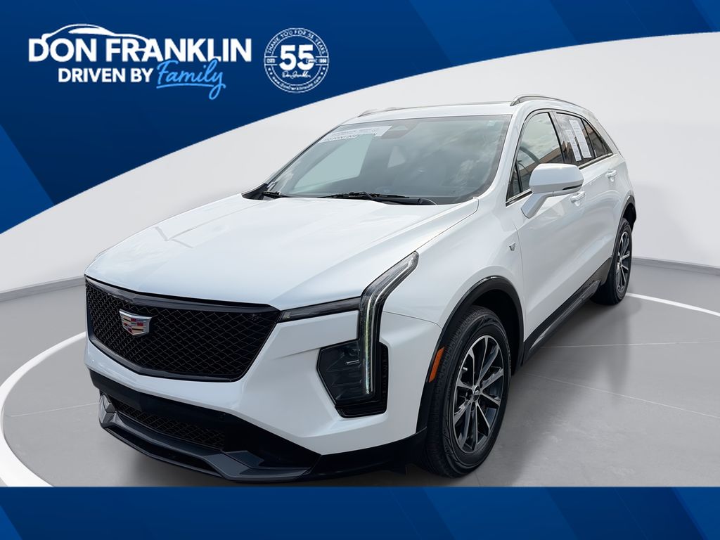 White 2024 Cadillac XT4 Sport AWD SUV / Crossover Four-Wheel Drive 9-Speed Automatic