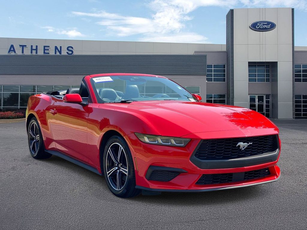 Race Red 2025 Ford Mustang Convertible Rear-Wheel Drive Automatic