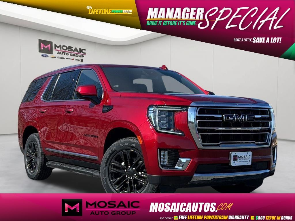Volcanic Red Tintcoat 2024 GMC Yukon SUV / Crossover Four-Wheel Drive 