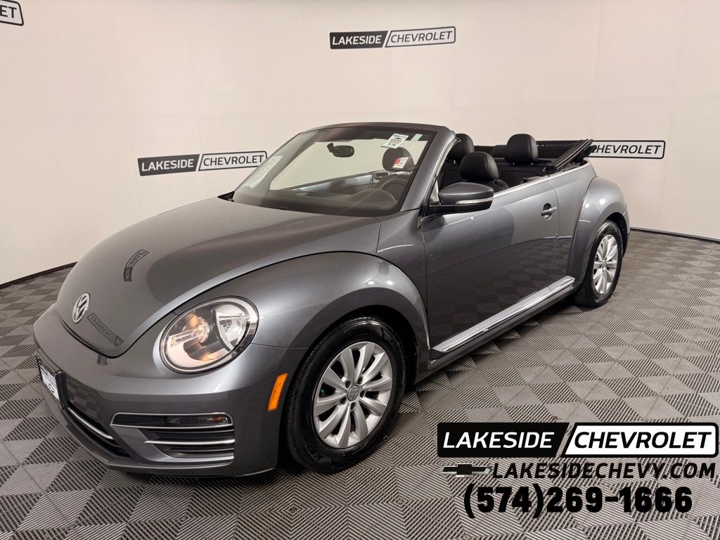 Gray 2018 Volkswagen Beetle Convertible Front-Wheel Drive 6-Speed Automatic