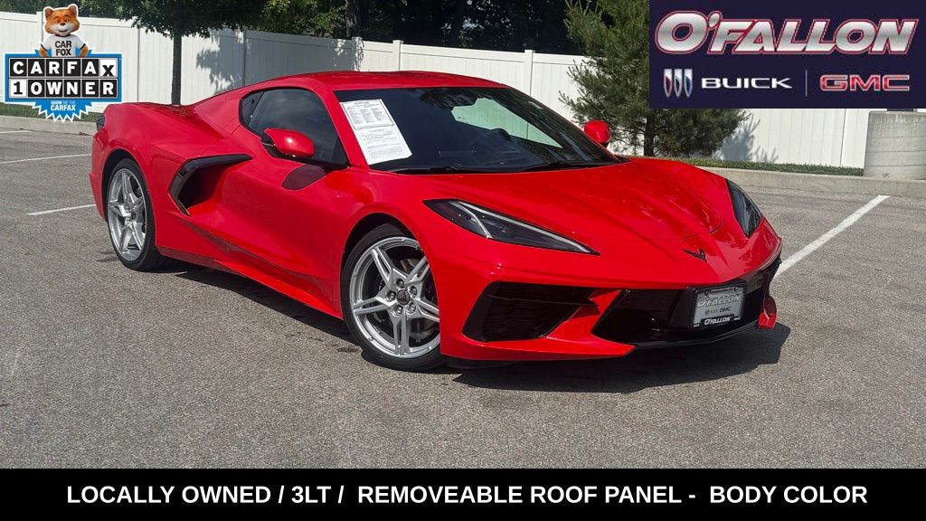 Torch Red 2025 Chevrolet Corvette Coupe Rear-Wheel Drive 8-Speed Dual Clutch