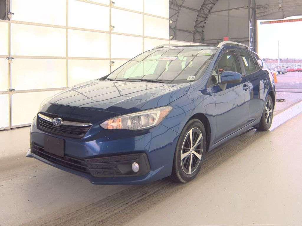 Sapphire Blue Pearl 2023 Subaru Impreza Premium Wagon AWD Wagon All-Wheel Drive Continuously Variable Transmission