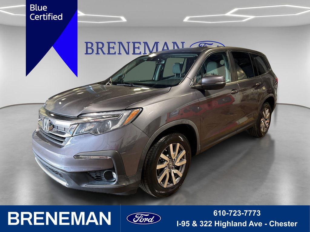 Gray (Modern Steel Metallic) 2020 Honda Pilot EX-L AWD SUV / Crossover All-Wheel Drive 6-Speed Automatic