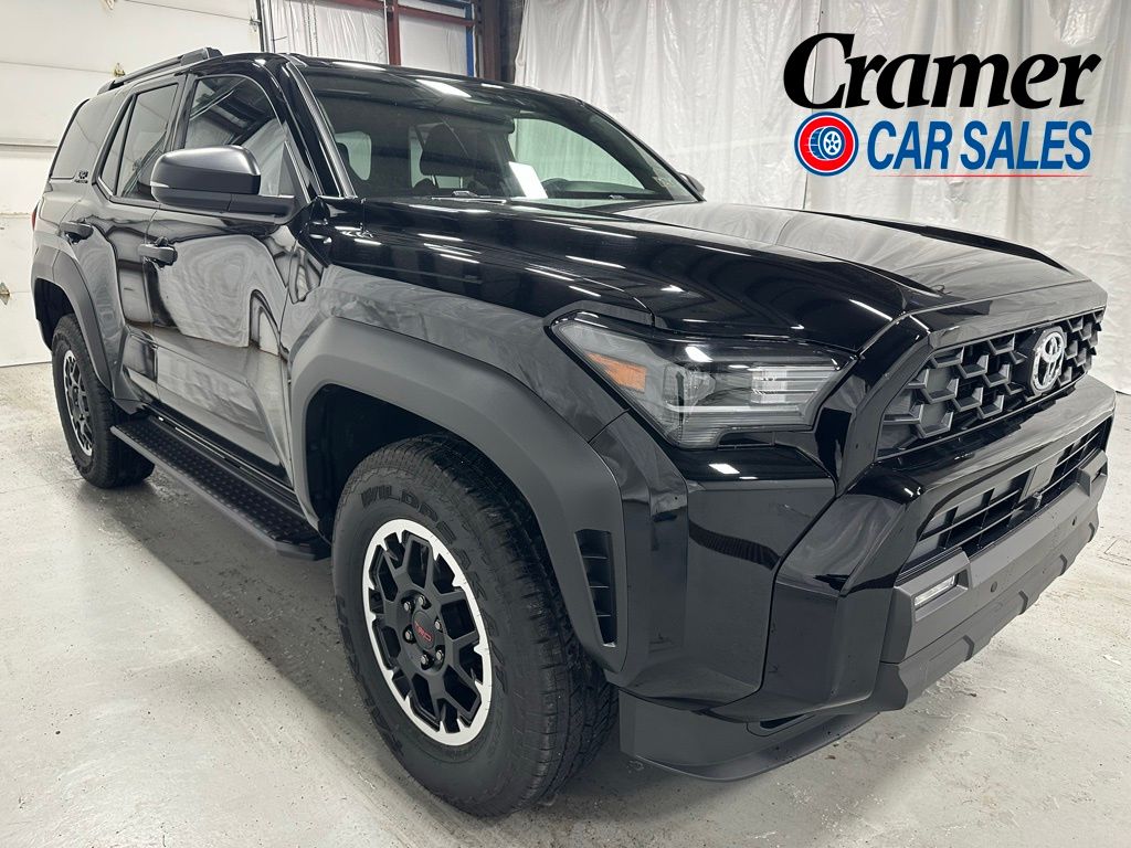 Black 2025 Toyota 4Runner TRD Off-Road 4WD SUV / Crossover Four-Wheel Drive 8-Speed Automatic