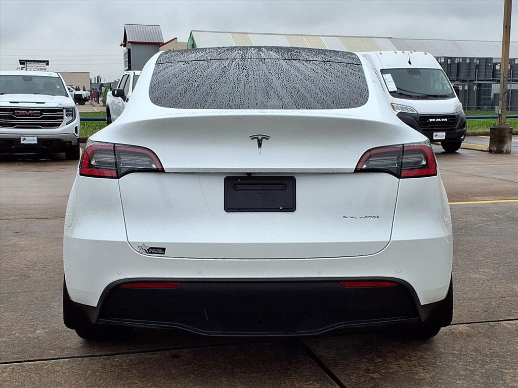 2021 Tesla Model Y Long Range White at Central Houston Nissan