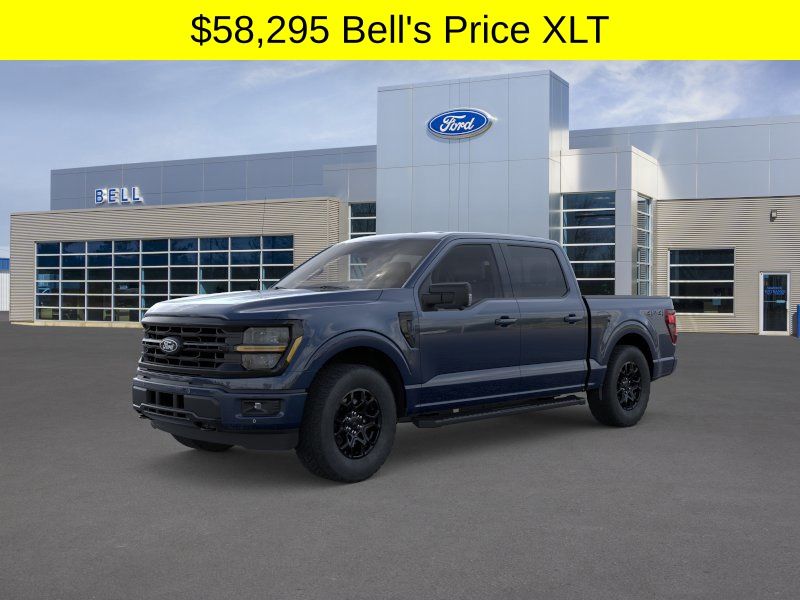 Blue Metallic 2026 Ford F-150 Pickup Truck Four-Wheel Drive Automatic