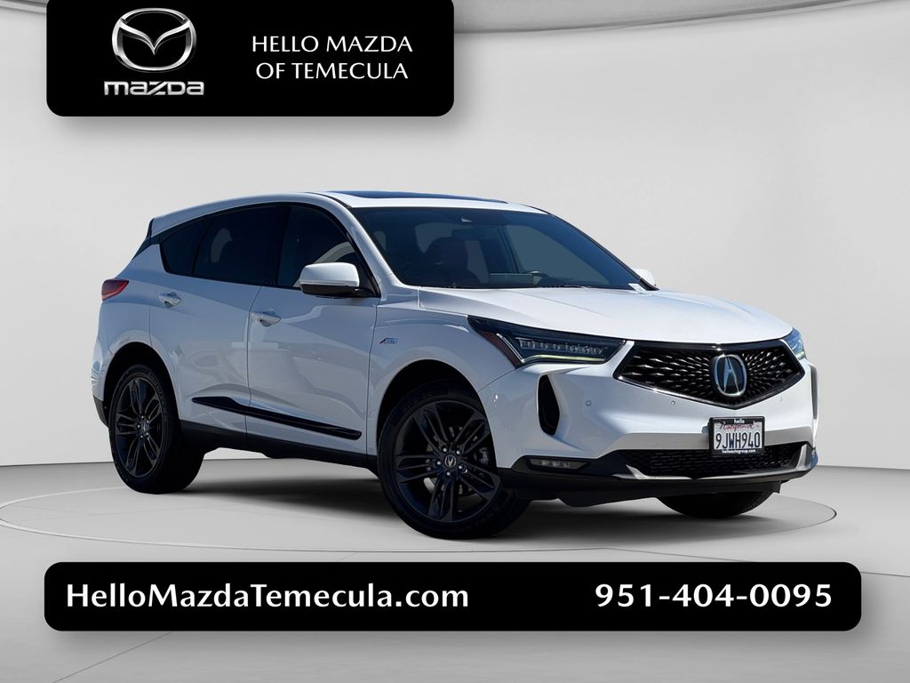 Platinum White Pearl 2023 Acura RDX SUV / Crossover Front-Wheel Drive Automatic