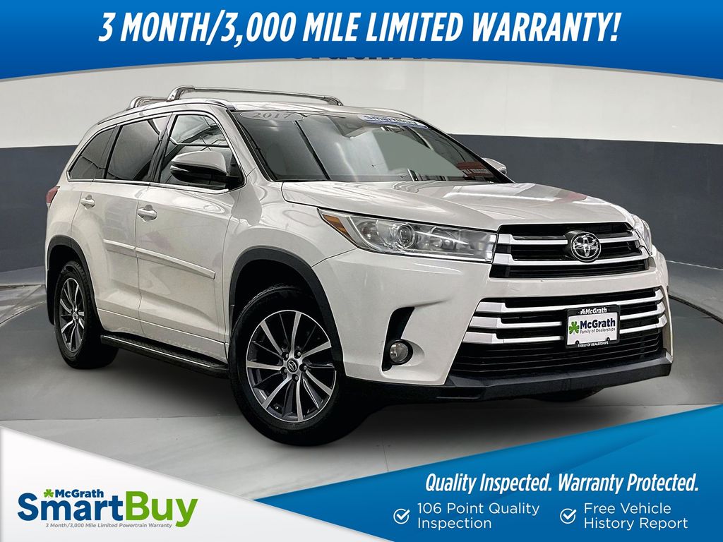 White (Blizzard Pearl) 2017 Toyota Highlander SUV / Crossover All-Wheel Drive 8-Speed Automatic