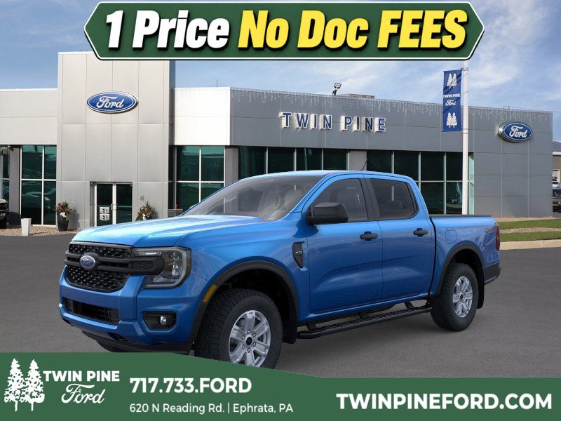 Velocity Blue Metallic 2025 Ford Ranger Pickup Truck Four-Wheel Drive Automatic