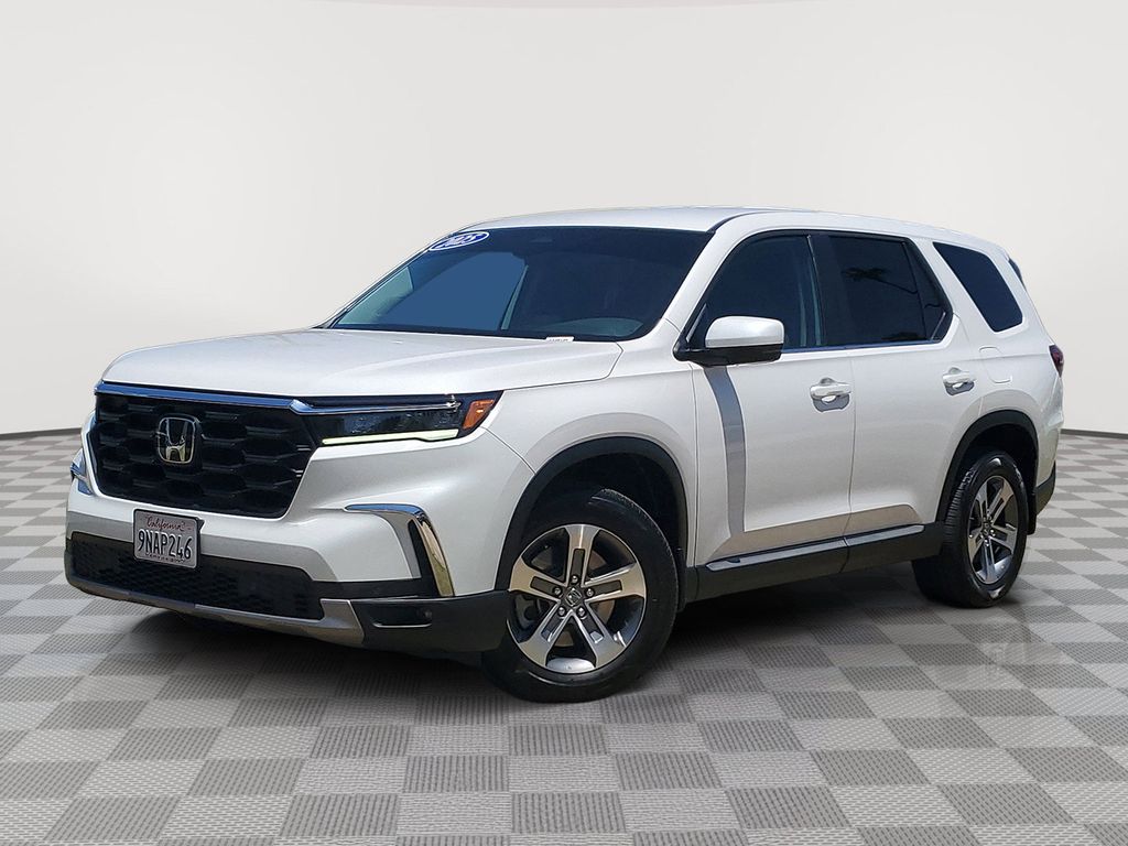 Platinum White Pearl 2025 Honda Pilot SUV / Crossover Front-Wheel Drive Automatic
