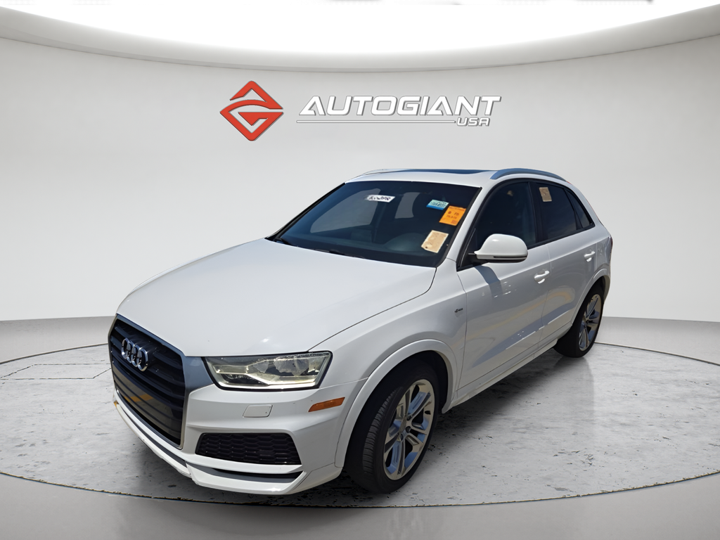 White 2018 Audi Q3 SUV / Crossover Front-Wheel Drive 6-Speed Automatic