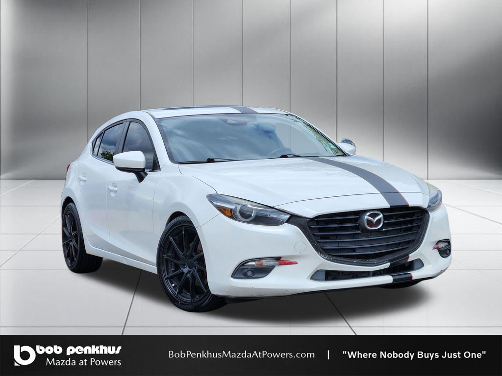 Snowflake White Pearl Mica 2017 Mazda MAZDA3 Hatchback Front-Wheel Drive 6-Speed Automatic