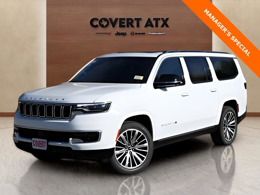 Bright White Clearcoat 2025 Jeep Wagoneer L Series II 4WD SUV / Crossover Four-Wheel Drive 8-Speed Automatic