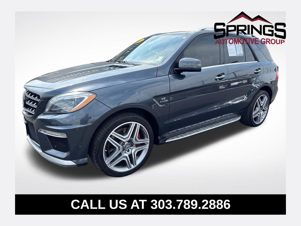 Gray 2014 Mercedes-Benz M-Class SUV / Crossover All-Wheel Drive 7-Speed Automatic