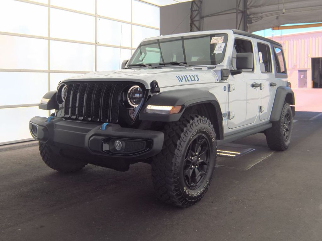 Silver Zynith Clearcoat 2023 Jeep Wrangler 4xe Willys 4WD SUV / Crossover Four-Wheel Drive 8-Speed Automatic