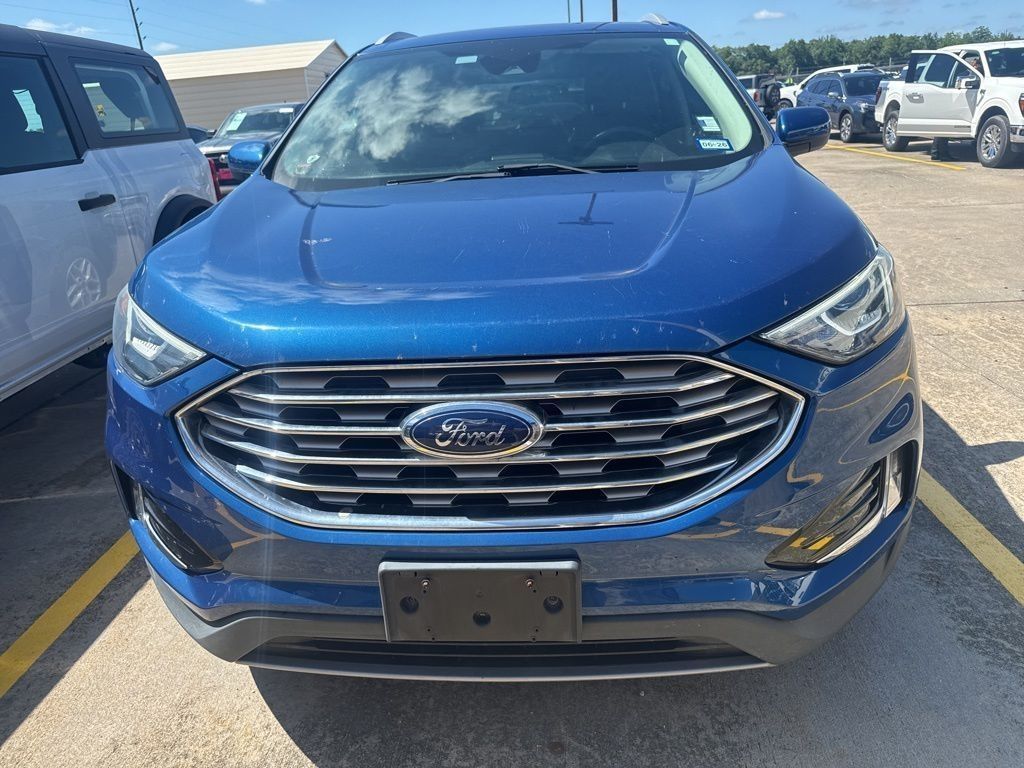 2021 Ford Edge SEL Blue at Classic Elite Chevrolet Sugar Land