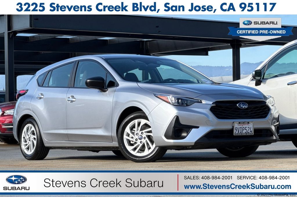 Ice Silver Metallic 2025 Subaru Impreza AWD Wagon All-Wheel Drive Continuously Variable Transmission