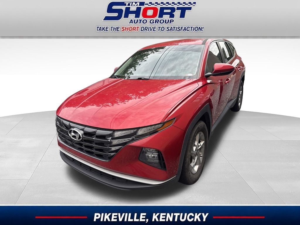 Calypso Red 2022 Hyundai Tucson SUV / Crossover Front-Wheel Drive 8-Speed Automatic