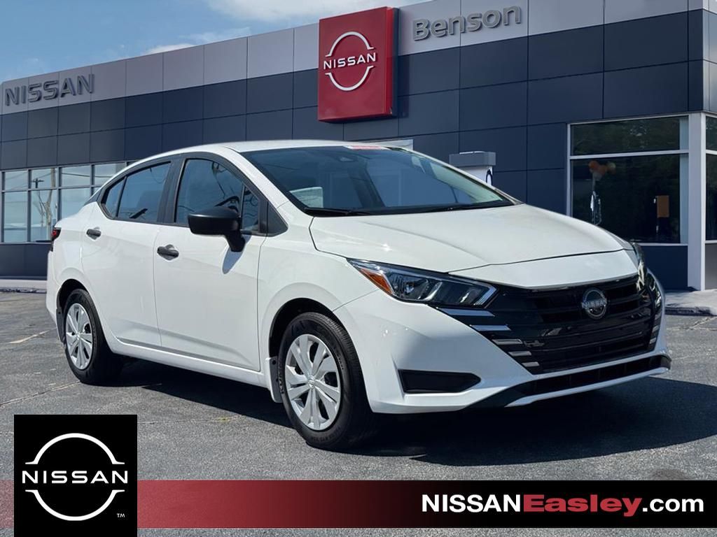 White (Fresh Powder) 2024 Nissan Versa S FWD Sedan Front-Wheel Drive Continuously Variable Transmission