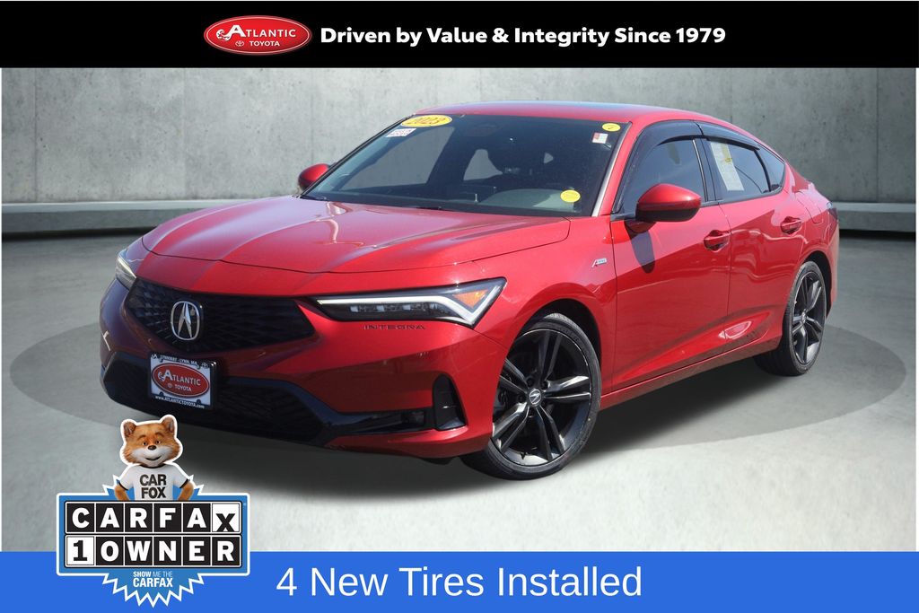 Performance Red Pearl 2023 Acura Integra FWD with A-SPEC Package Sedan Front-Wheel Drive Continuously Variable Transmission