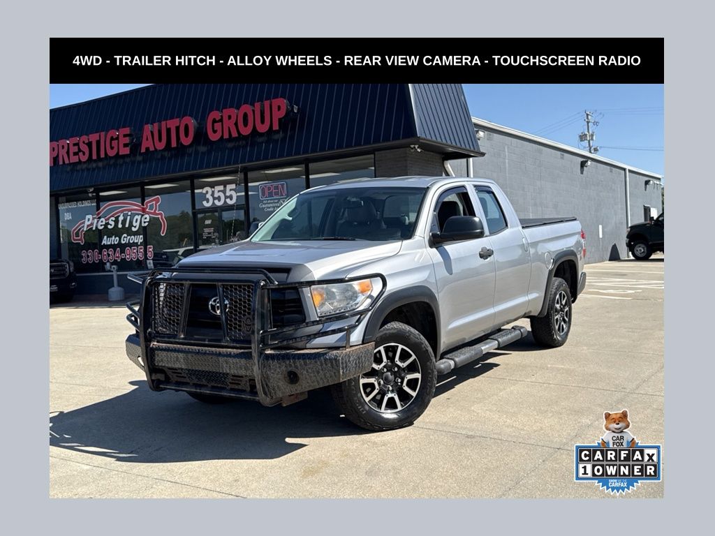 Silver Sky Metallic 2015 Toyota Tundra Pickup Truck Four-Wheel Drive 6-Speed Automatic Overdrive