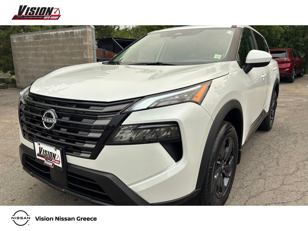 Everest White Pearl Tricoat 2026 Nissan Rogue SUV / Crossover Front-Wheel Drive Continuously Variable Transmission