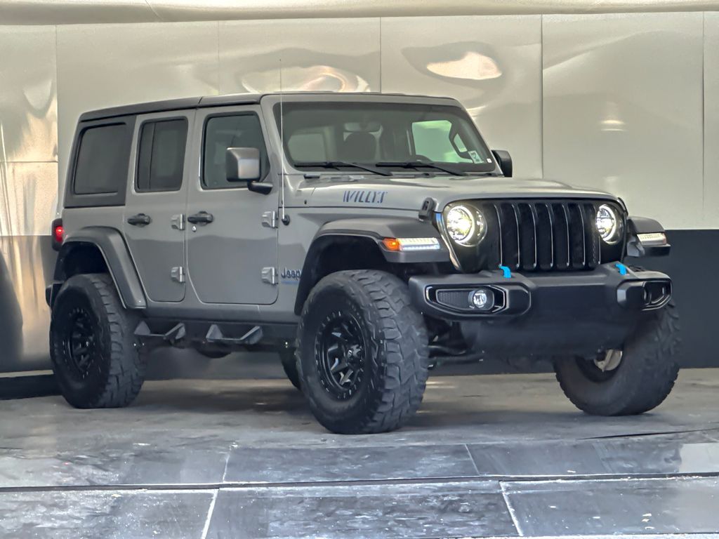 Sting-Gray Clearcoat 2023 Jeep Wrangler 4xe SUV / Crossover Four-Wheel Drive 8-Speed Automatic
