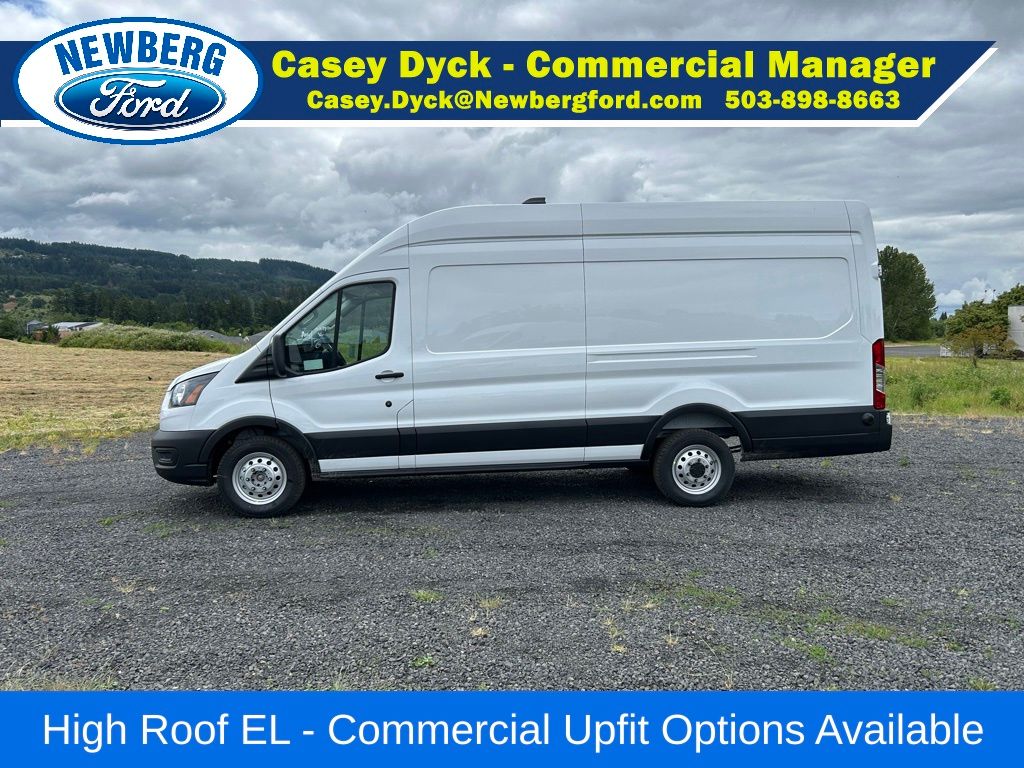 Oxford White 2026 Ford Transit Cargo Van All-Wheel Drive