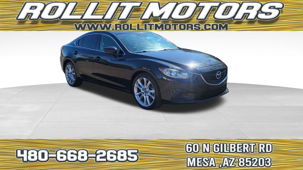 Jet Black Mica 2017 Mazda MAZDA6 Sedan Front-Wheel Drive 6-Speed Automatic