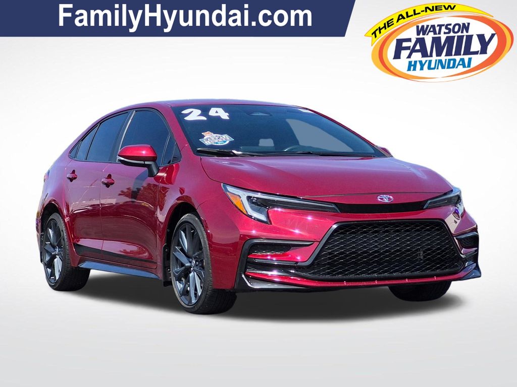 Pearl 2024 Toyota Corolla Sedan Front-Wheel Drive Continuously Variable Transmission