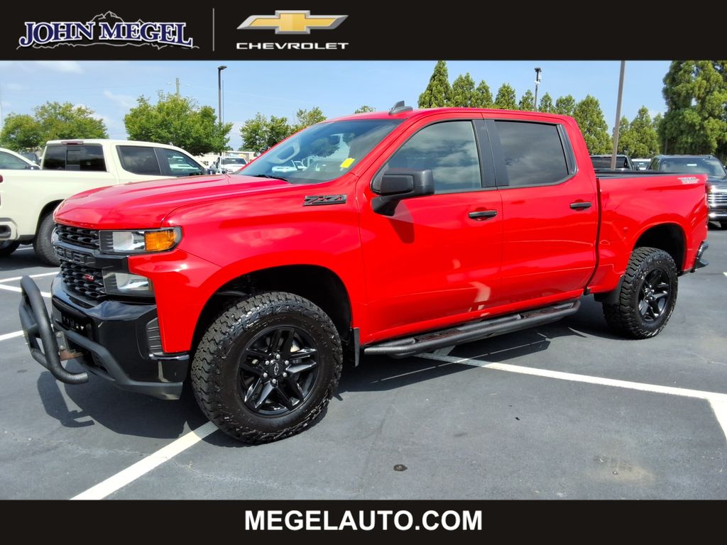 Red Hot 2020 Chevrolet Silverado 1500 Pickup Truck Four-Wheel Drive 6-Speed Automatic Overdrive