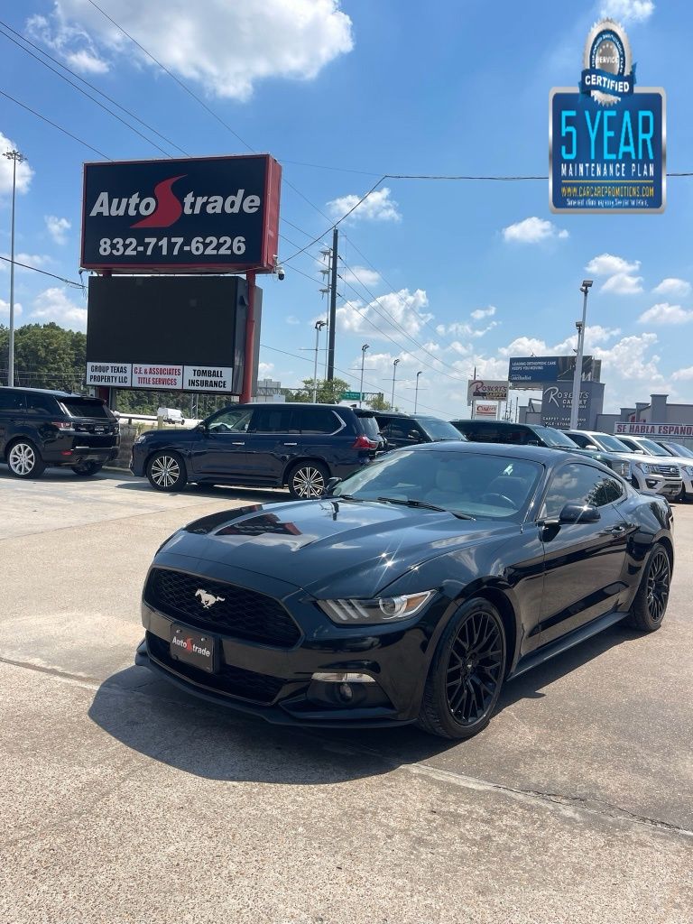 2016 Ford Mustang EcoBoost Premium Black at Wharton Ford