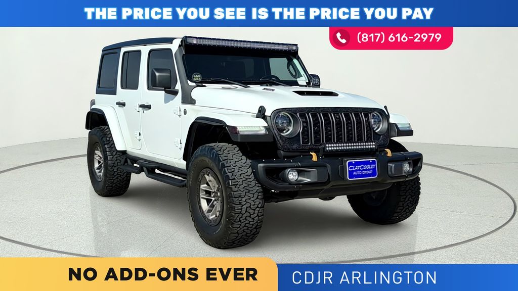 Bright White Clearcoat 2024 Jeep Wrangler SUV / Crossover Four-Wheel Drive 8-Speed Automatic